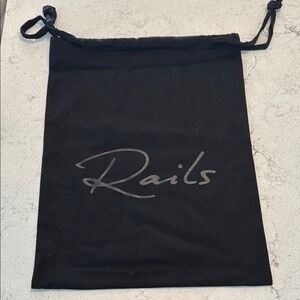 Rails Black Dust Bag